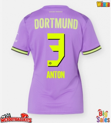 Borussia Dortmund Waldemar Anton #3 Replica Third Stadium Shirt for Women 2026-27 Short Sleeve